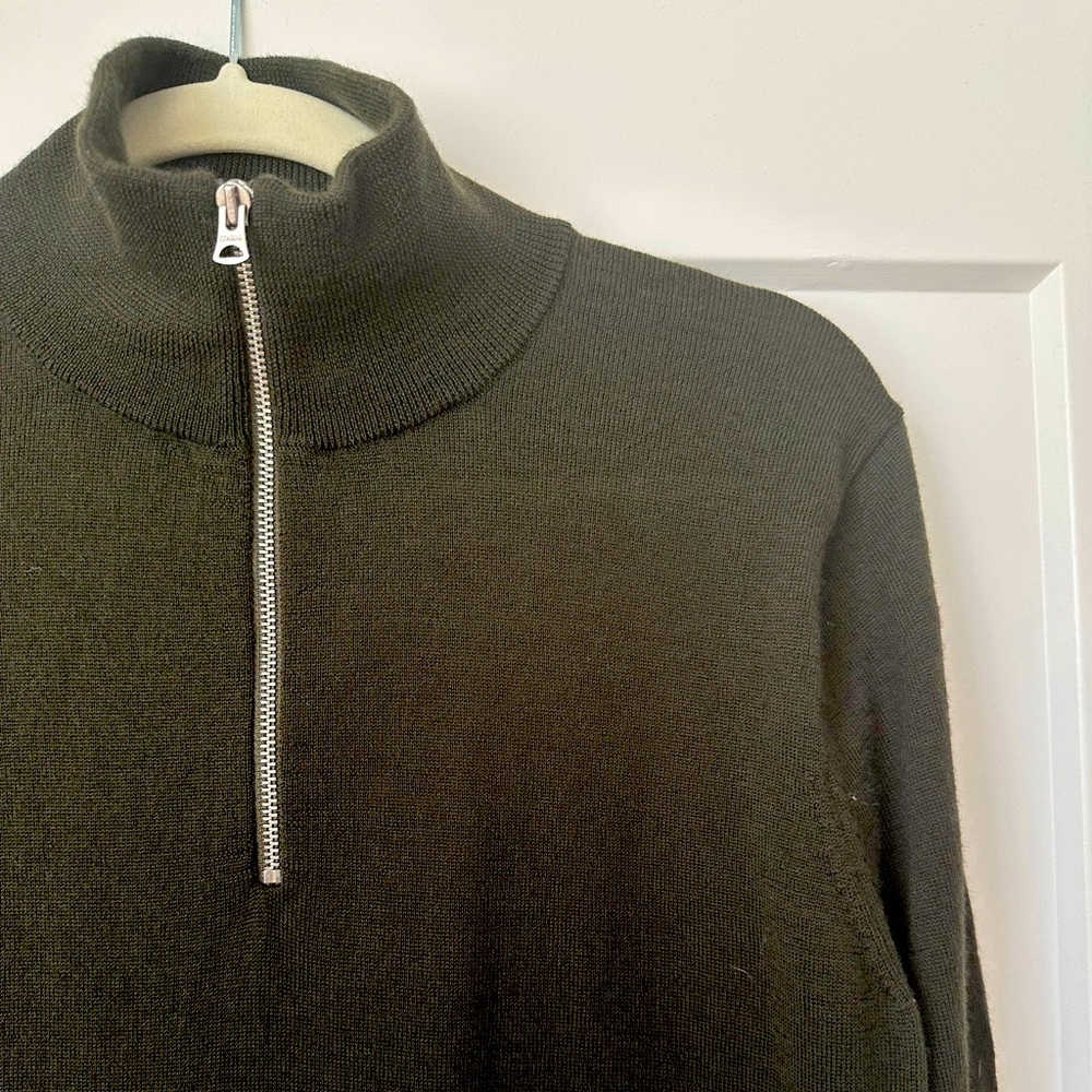 JCREW Merino Half Zip Sweater